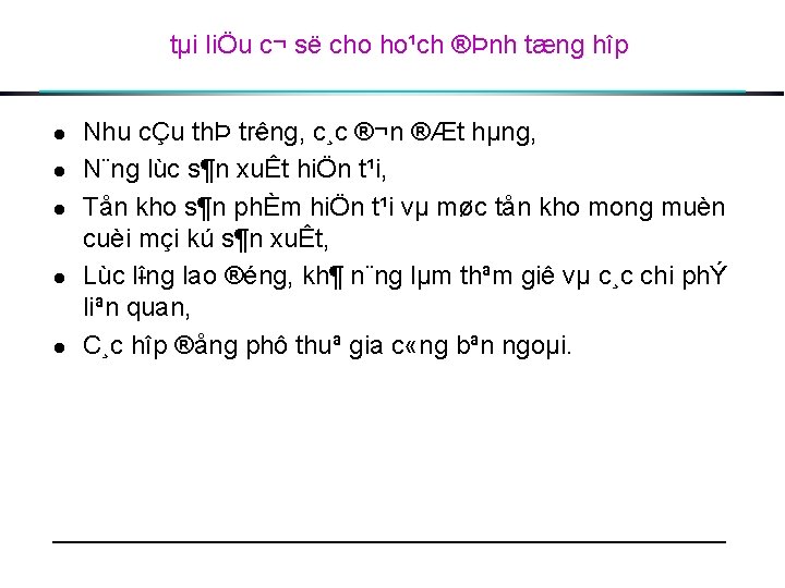 tµi liÖu c¬ së cho ho¹ch ®Þnh tæng hîp l l l Nhu cÇu