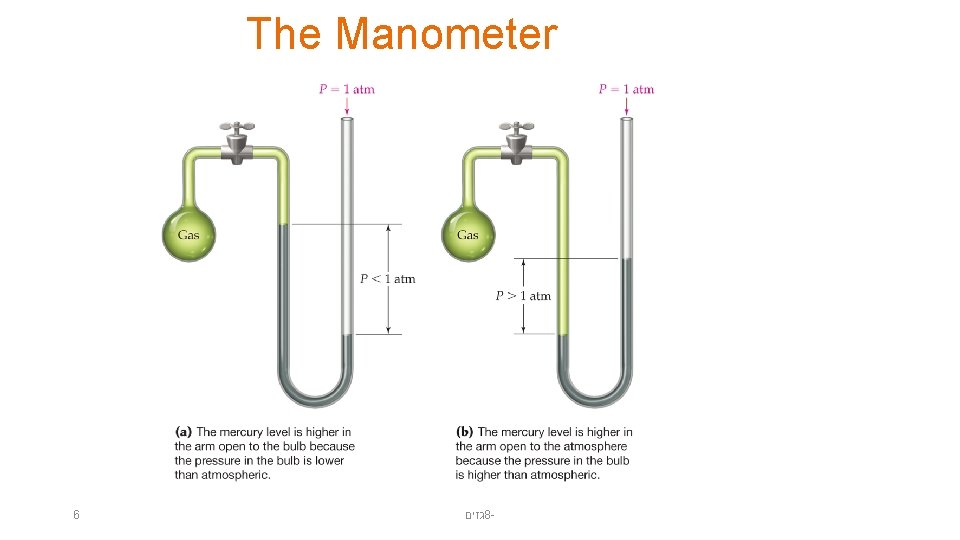 The Manometer 6 גזים 8 - The Manometer 6 גזים 8 -
