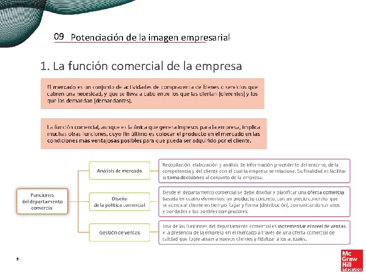 09 Potenciación de la imagen empresarial 1. La función comercial de la empresa 3