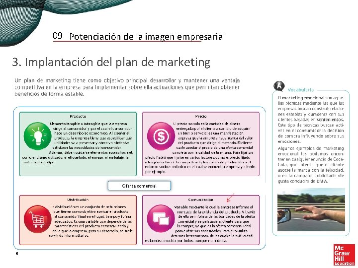 09 Potenciación de la imagen empresarial 3. Implantación del plan de marketing 6 