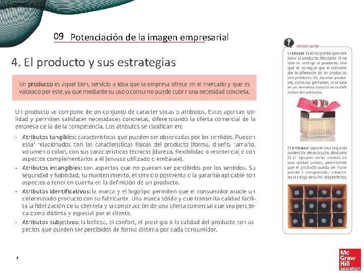 09 Potenciación de la imagen empresarial 4. El producto y sus estrategias 7 