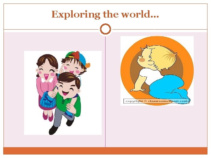 Exploring the world… 