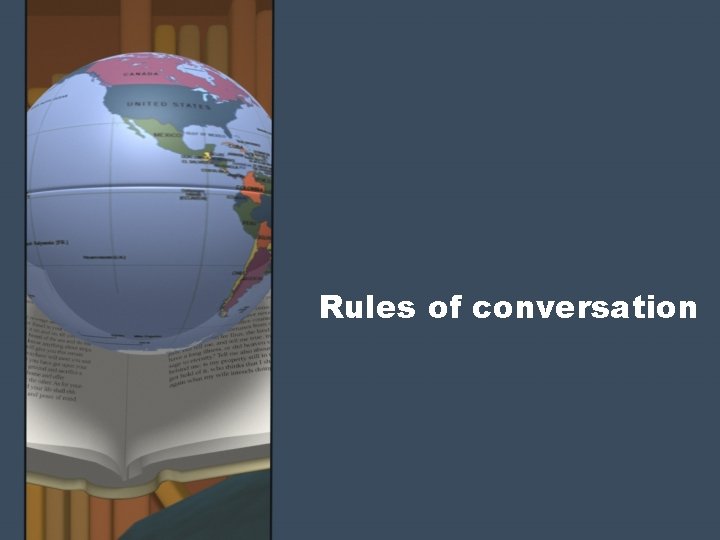 Rules of conversation 
