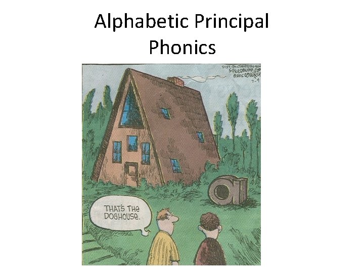 Alphabetic Principal Phonics 