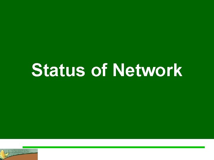  • bvbv Status of Network 