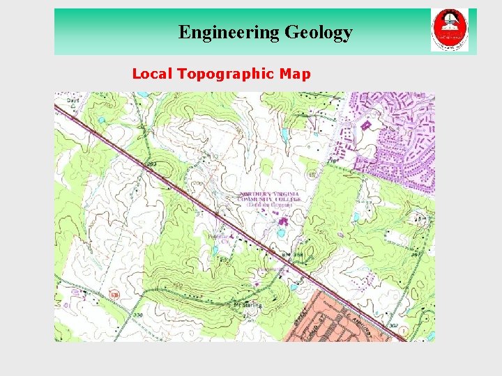 Engineering Geology Local Topographic Map 
