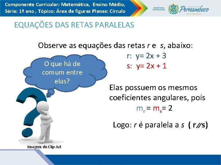 Componente Curricular: Matemática, Ensino Médio, Série: 1º ano , Tópico: Área de figuras Planas: