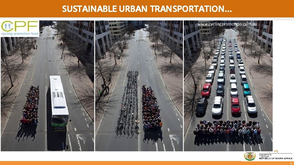 SUSTAINABLE URBAN TRANSPORTATION… 9 