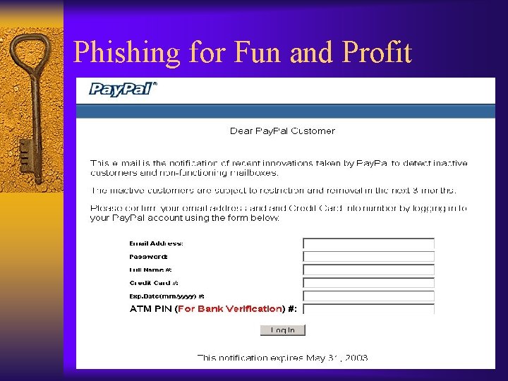 Phishing for Fun and Profit 