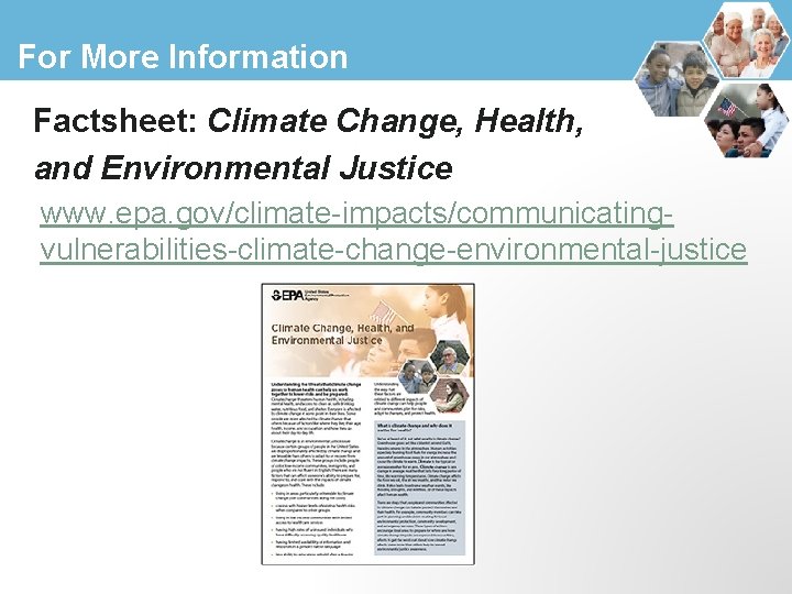 Climate Change Health and Environmental Justice The US