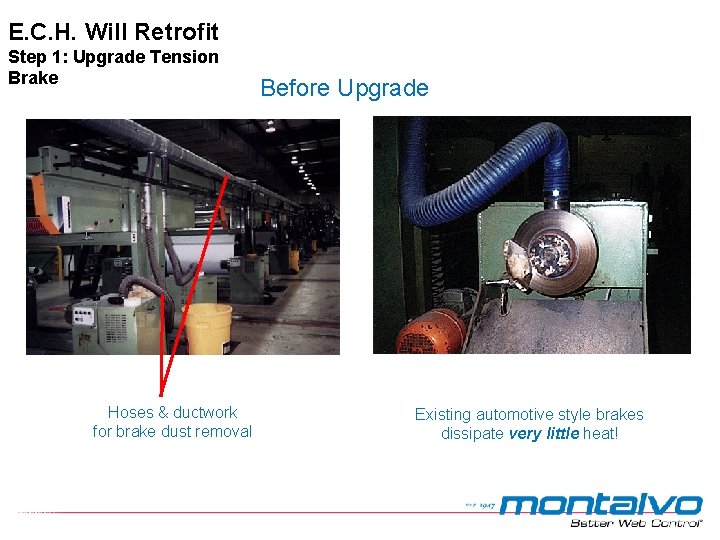 E. C. H. Will Retrofit Step 1: Upgrade Tension Brake Hoses & ductwork for E. C. H. Will Retrofit Step 1: Upgrade Tension Brake Hoses & ductwork for