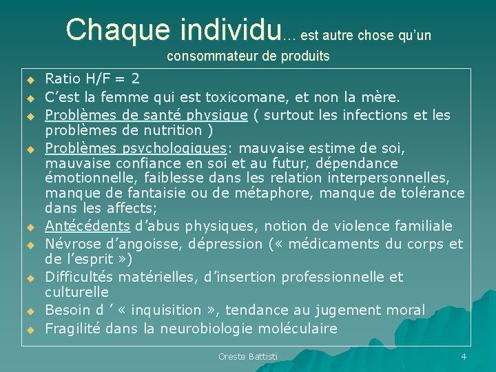Chaque individu… est autre chose qu’un consommateur de produits u u u u u Chaque individu… est autre chose qu’un consommateur de produits u u u u u