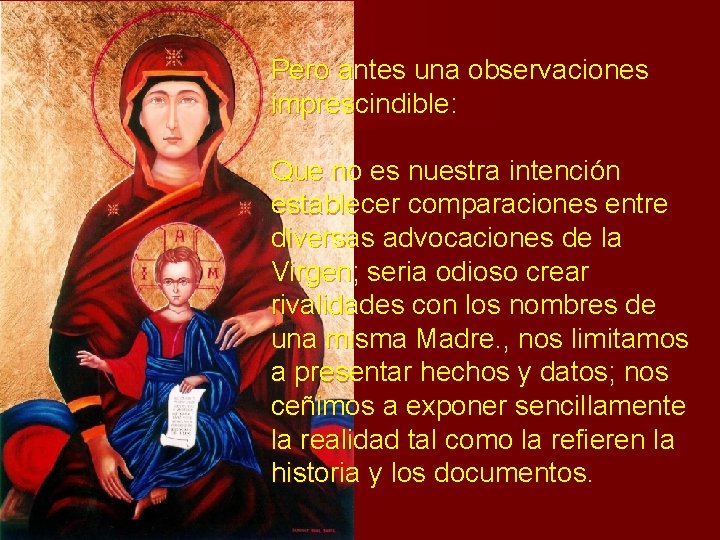 Pero antes una observaciones imprescindible: Que no es nuestra intención establecer comparaciones entre diversas Pero antes una observaciones imprescindible: Que no es nuestra intención establecer comparaciones entre diversas