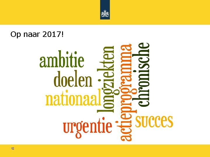 Op naar 2017! 12 