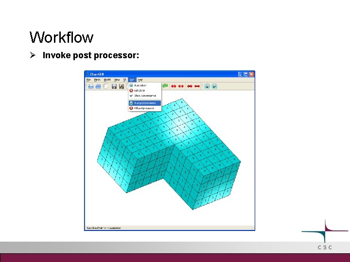 Workflow Invoke post processor: 