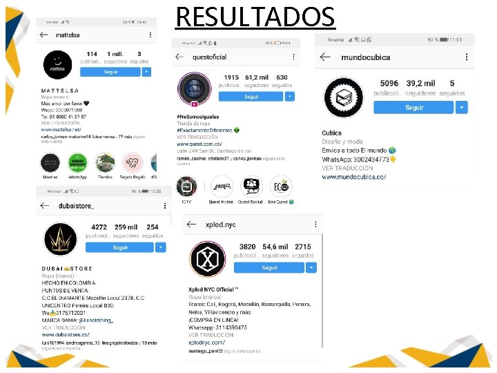 RESULTADOS 