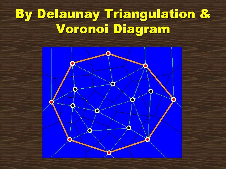 By Delaunay Triangulation & Voronoi Diagram 