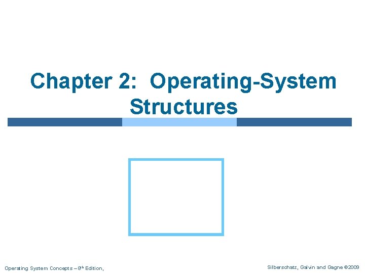 Chapter 2 OperatingSystem Structures Operating System Concepts 8