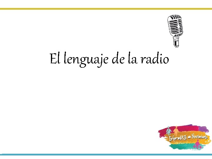 El lenguaje de la radio 