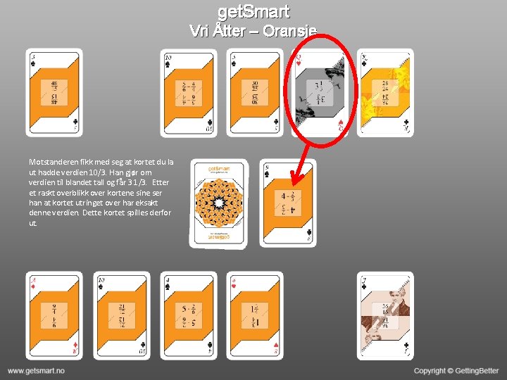 get. Smart Vri Åtter – Oransje Motstanderen fikk med seg at kortet du la