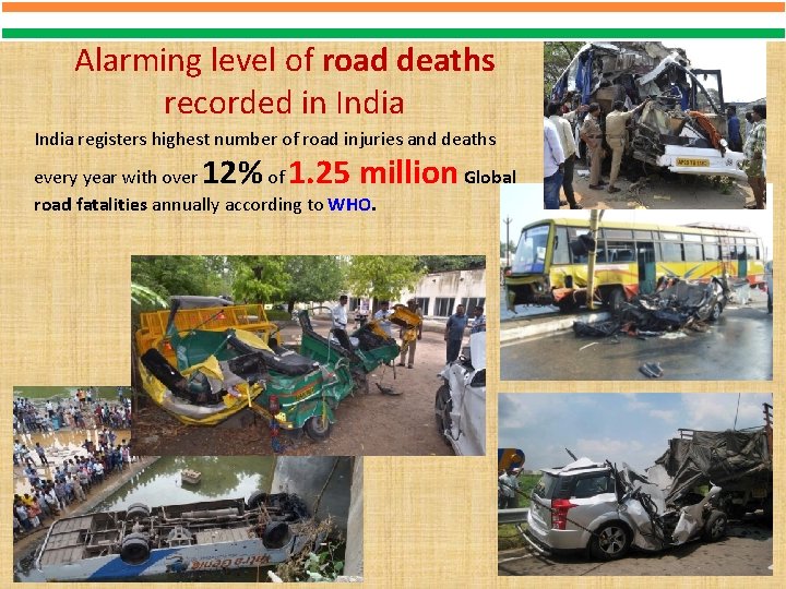Alarming level of road deaths recorded in India registers highest number of road injuries