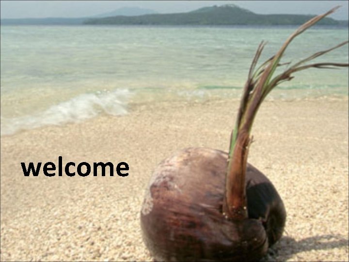 welcome 