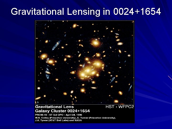 Gravitational Lensing in 0024+1654 