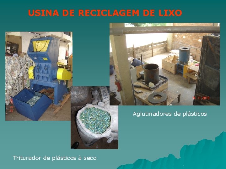 USINA DE RECICLAGEM DE LIXO Aglutinadores de plásticos Triturador de plásticos à seco 