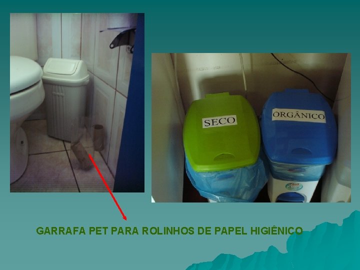 GARRAFA PET PARA ROLINHOS DE PAPEL HIGIÊNICO 