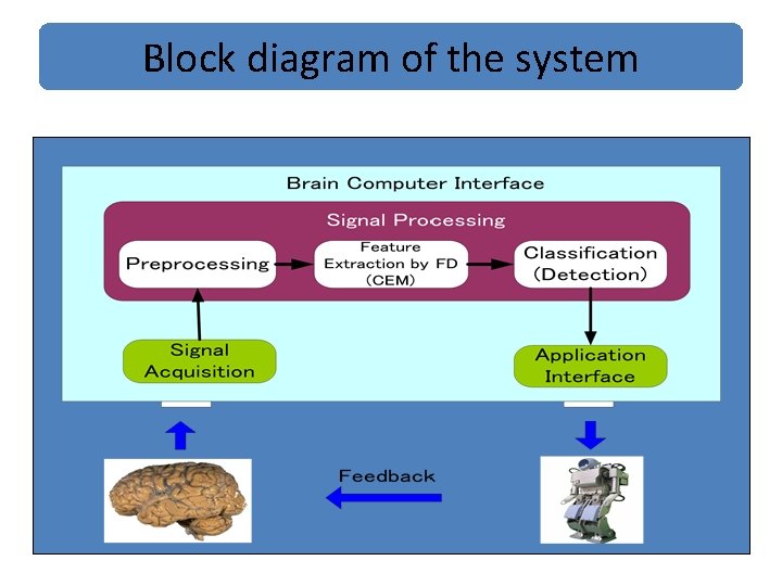 Block diagram of the system 