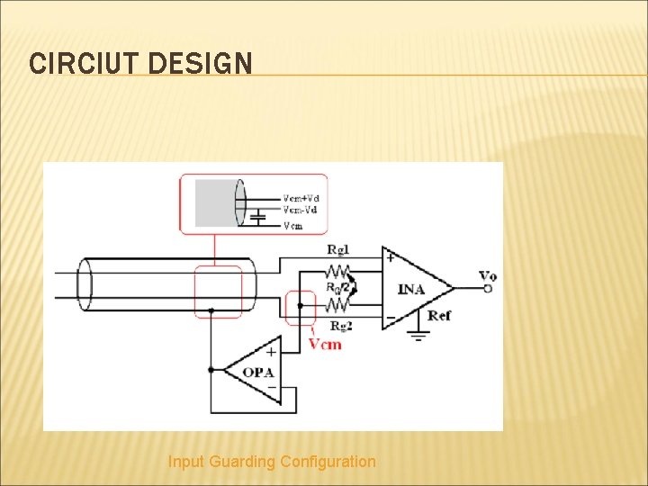 CIRCIUT DESIGN Input Guarding Configuration 