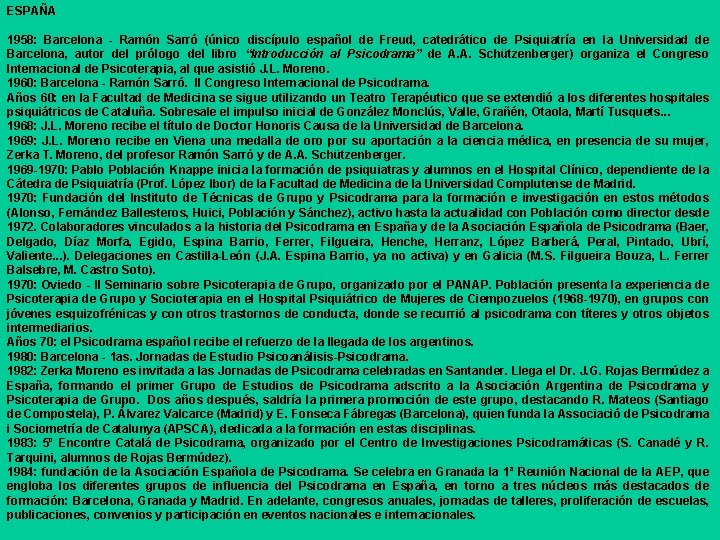 ESPAÑA 1958: Barcelona - Ramón Sarró (único discípulo español de Freud, catedrático de Psiquiatría