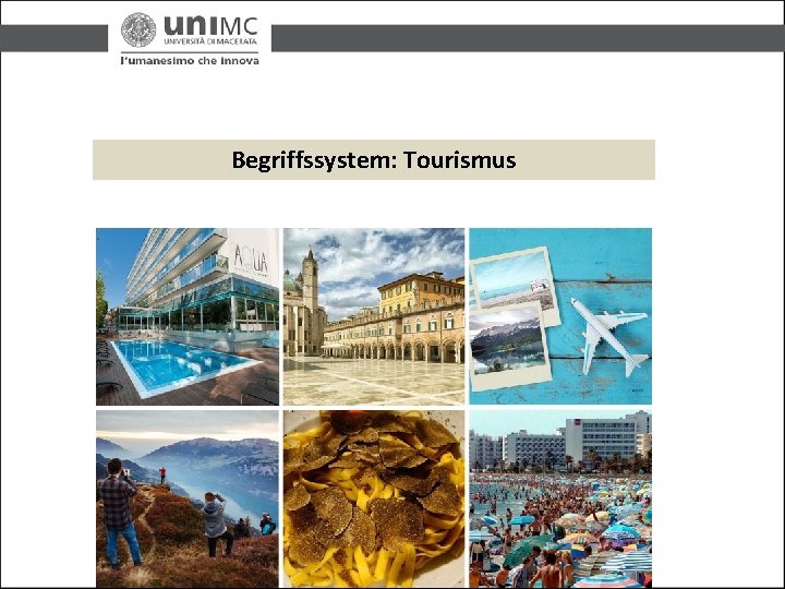 Begriffssystem: Tourismus 