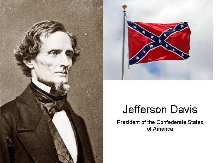 Jefferson Davis President of the Confederate States of America 