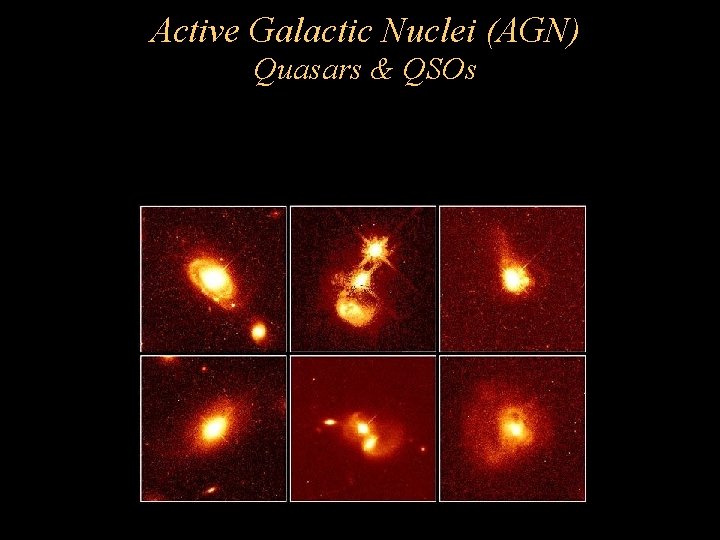 Active Galactic Nuclei (AGN) Quasars & QSOs After HST Active Galactic Nuclei (AGN) Quasars & QSOs After HST