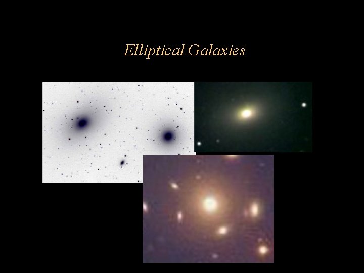 Elliptical Galaxies Elliptical Galaxies