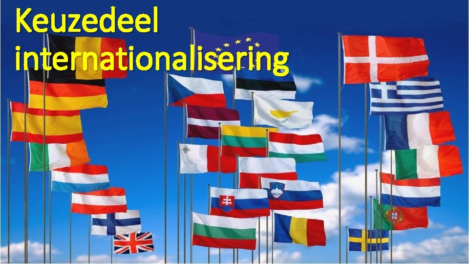 Keuzedeel internationalisering 