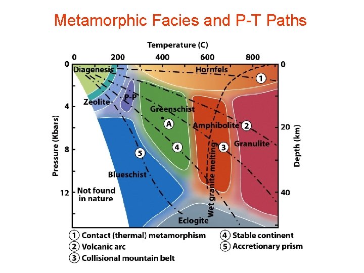 Metamorphic Facies and P-T Paths 