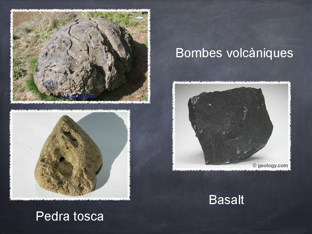Bombes volcàniques Basalt Pedra tosca 