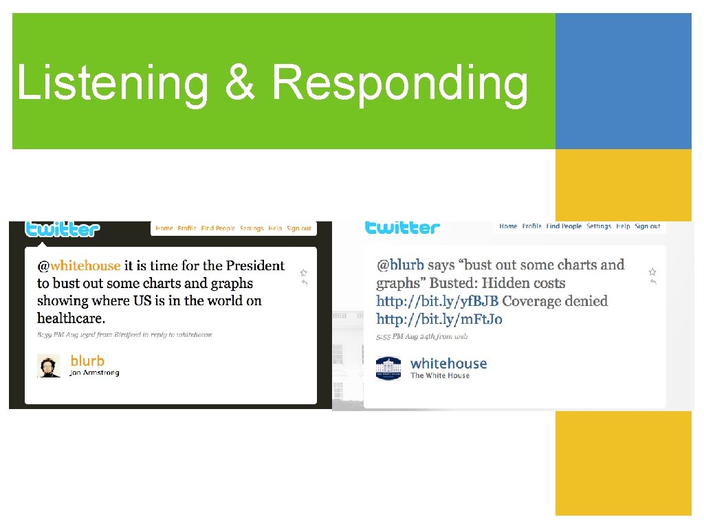 Listening & Responding 