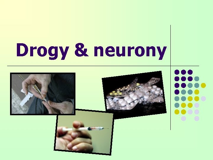 Drogy & neurony 