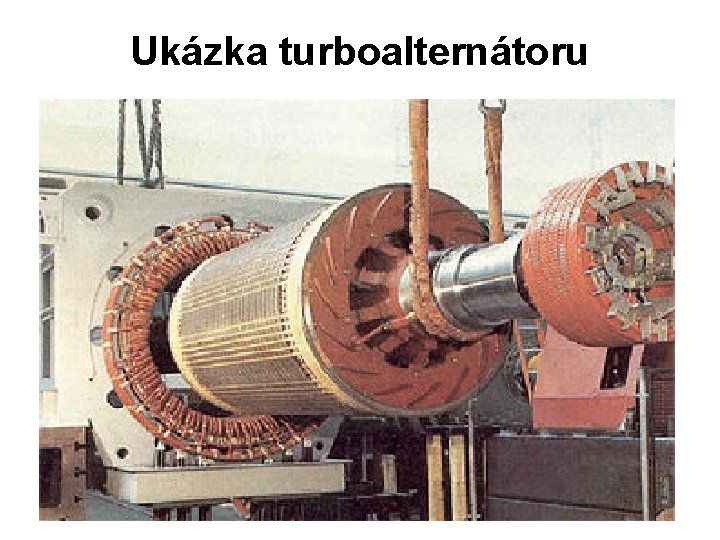 Ukázka turboalternátoru 