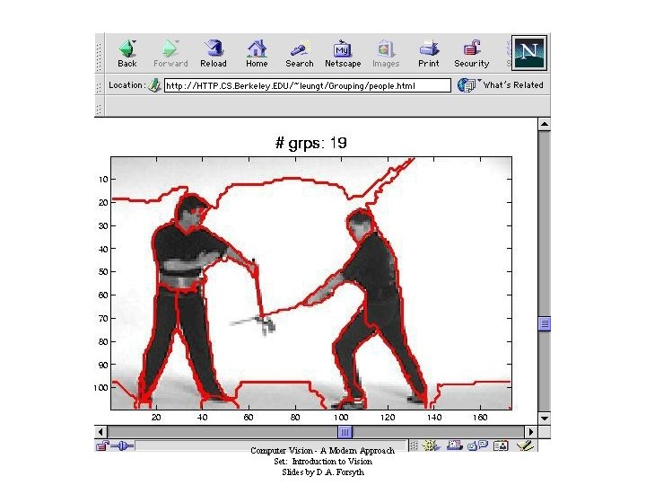 Computer Vision - A Modern Approach Set: Introduction to Vision Slides by D. A.