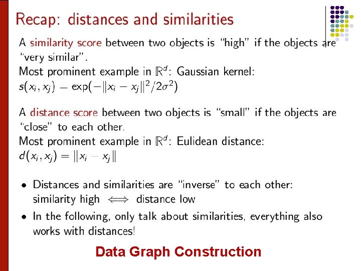 Data Graph Construction 28 