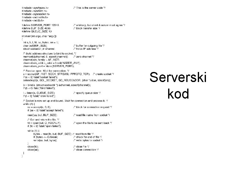 Serverski kod 