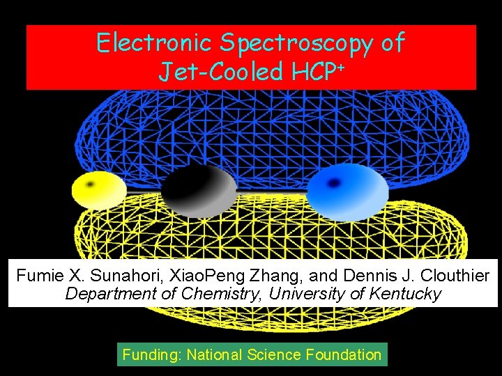 Electronic Spectroscopy of Jet-Cooled HCP+ Fumie X. Sunahori, Xiao. Peng Zhang, and Dennis J.