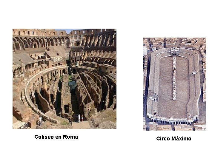 Coliseo en Roma Circo Máximo 