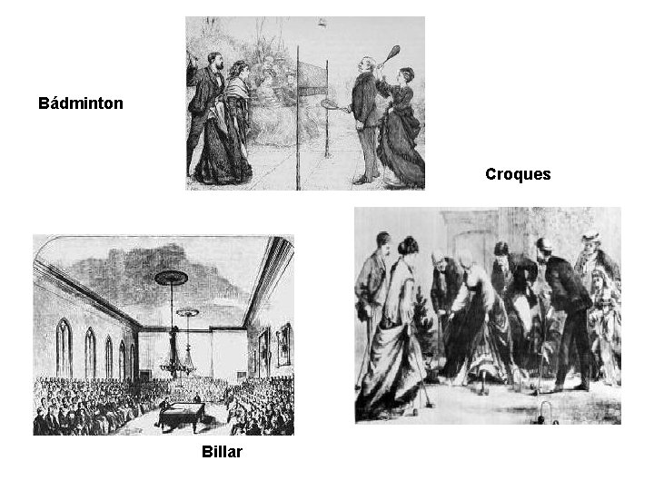 Bádminton Croques Billar 