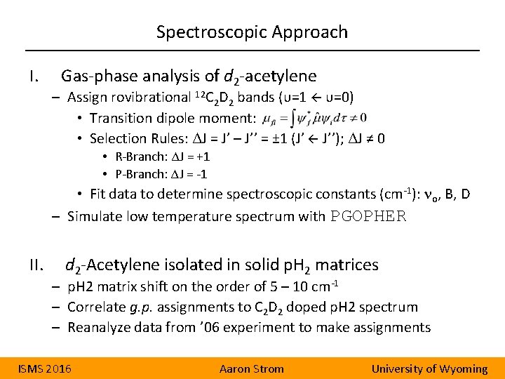 Spectroscopic Approach I. Gas-phase analysis of d 2 -acetylene – Assign rovibrational 12 C