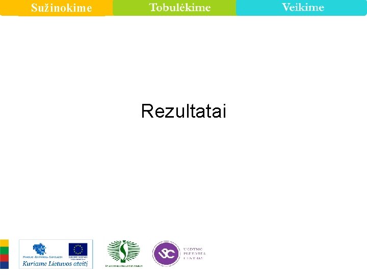 Sužinokime Rezultatai 